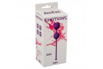 Фиолетовые вагинальные шарики Emotions Foxy