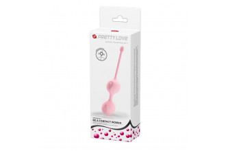 Нежно-розовые вагинальные шарики Kegel Tighten Up I