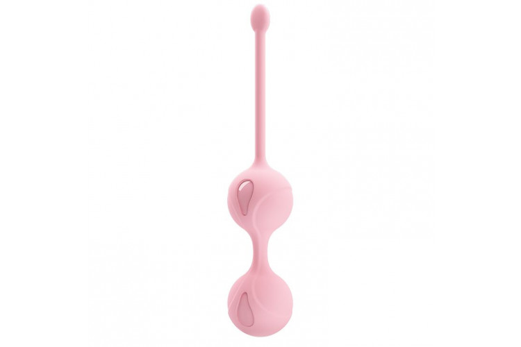 Нежно-розовые вагинальные шарики Kegel Tighten Up I