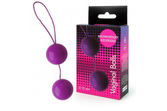 Фиолетовые вагинальные шарики Vaginal Balls