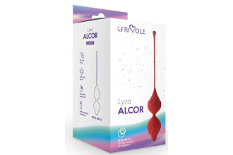 Бордовые вагинальные шарики Alcor