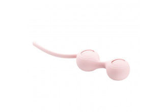 Нежно-розовые вагинальные шарики на сцепке Kegel Tighten Up I