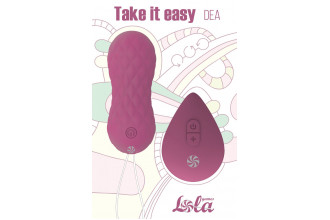 Фиолетовые вагинальные виброшарики Dea с пультом ДУ