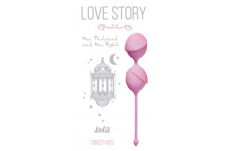 Розовые вагинальные шарики One Thousand and One Nights