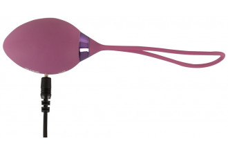 Фиолетовый вагинальный шарик ROVANA RC Love Ball