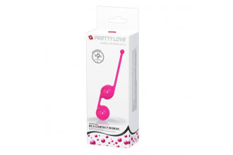 Ярко-розовые вагинальные шарики Kegel Tighten Up III