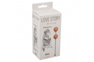 Нежно-розовые вагинальные шарики Love Story Empress Tea Rose