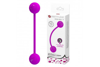 Лиловые вагинальные шарики KEGEL BALL III