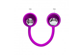Лиловые вагинальные шарики KEGEL BALL III