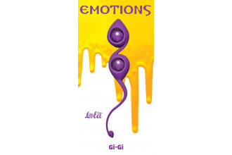 Фиолетовые вагинальные шарики Emotions Gi-Gi