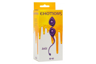Фиолетовые вагинальные шарики Emotions Gi-Gi