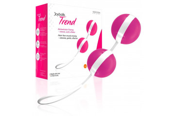 Ярко-розовые вагинальные шарики Joyballs Bicolored