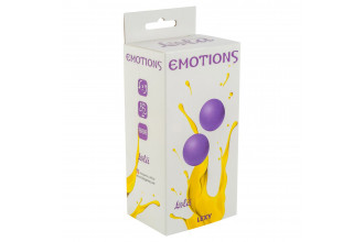 Фиолетовые вагинальные шарики без сцепки Emotions Lexy Large