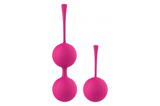 Набор розовых вагинальных шариков Duo Ball Set
