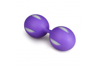Фиолетовые вагинальные шарики Wiggle Duo