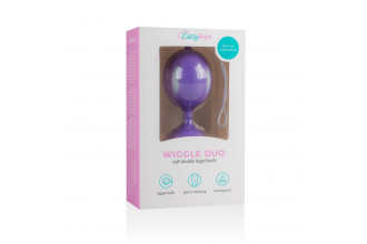 Фиолетовые вагинальные шарики Wiggle Duo