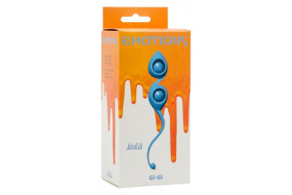 Голубые вагинальные шарики Emotions Gi-Gi