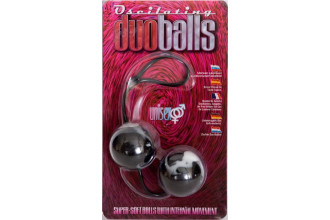 Чёрно-белые вагинальные шарики Duoballs