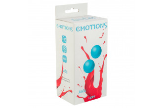 Голубые вагинальные шарики без сцепки Emotions Lexy Medium