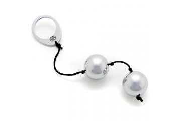Тяжелые металлические вагинальные шарики Silver Metal Ben Wa Balls