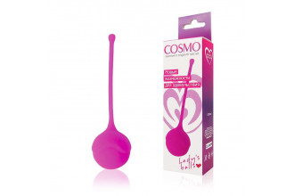 Розовый вагинальный шарик Cosmo