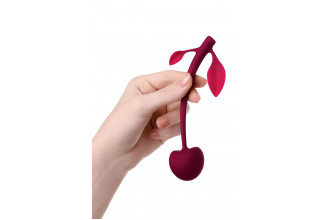 Бордовая вагинальная вишенка WILD CHERRY - 14,5 см.