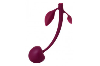 Бордовая вагинальная вишенка WILD CHERRY - 14,5 см.