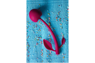 Бордовая вагинальная вишенка WILD CHERRY - 14,5 см.