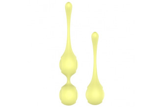 Набор желтых вагинальных шариков Lemon Squeeze