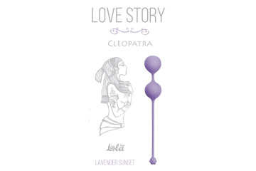 Сиреневые вагинальные шарики Cleopatra Lavender Sunset