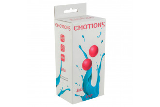 Ярко-розовые вагинальные шарики без сцепки Emotions Lexy Small