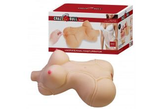 Телесный мастурбатор-торс Diana