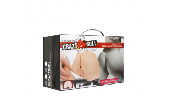 Вагина и попка с вибрацией CRAZY BULL
