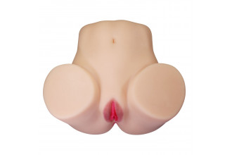 Телесный мастурбатор Julia с 2 любовными каналами