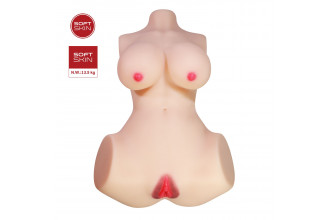 Мастурбатор-торс Aveline с 2 любовными тоннелями