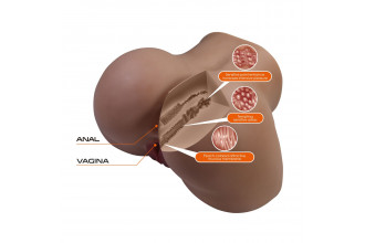 Мастурбатор Briony с 2 любовными каналами