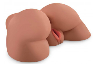 Кофейный мастурбатор-полуторс Perfect Ass Masturbator