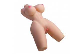 Телесный мастурбатор-торс Lily