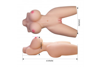 Телесный мастурбатор-торс Lily