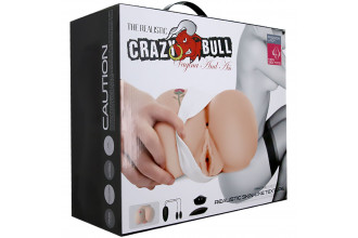 Вагина и анус с вибрацией CrazyBull Vagina and Ass