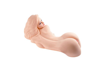 Реалистичный торс девушки Hera 1 с тремя отверстиями и вибрацией