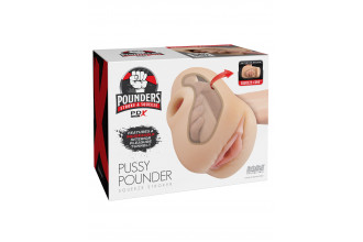 Телесный мастурбатор-вагина Pussy Pounder Squeeze Stroker