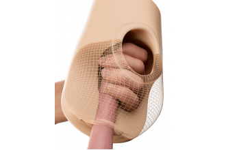 Телесный мастурбатор-вагина Pussy Pounder Squeeze Stroker