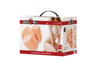 Телесный мастурбатор Liora с 2 любовными тоннелями