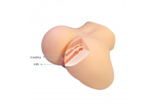 Телесный мастурбатор Liora с 2 любовными тоннелями