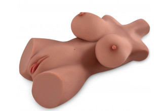 Кофейный мастурбатор-торс Perfect 10 Torso