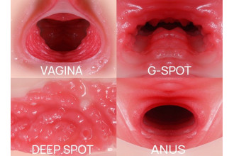 Мастурбатор-полуторс с двойным слоем материала Maria Onahole Real Vagina