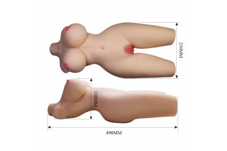 Телесный мастурбатор-торс Tiffany