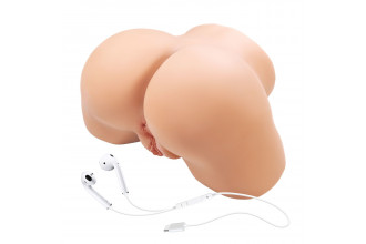 Телесный мастурбатор Olivia с 2 любовными отверстиями