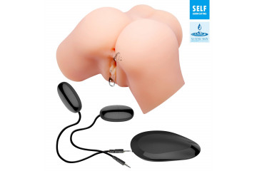 Телесный мастурбатор-полуторс с вибрацией Samantha